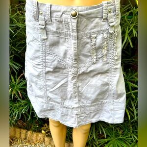 PALE GREY VOODOO SKIRT EURO 38